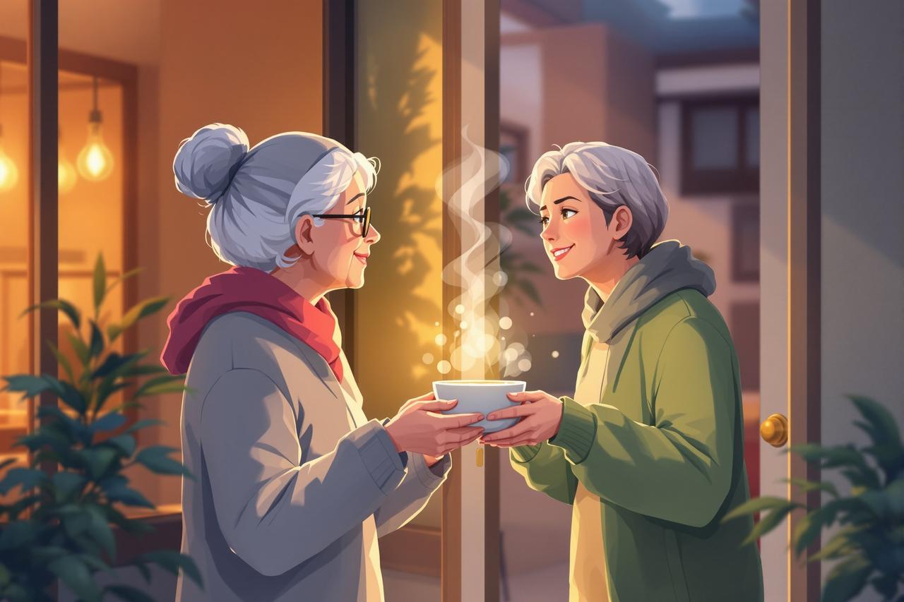 短剧大全免费观看在线《邻居家的王奶奶》第4话 - 一碗热汤的温度更新